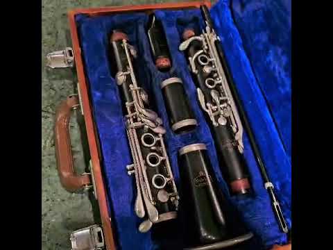 Vintage Noblet Paris Model 45 Clarinet 1974 – Boehm System – Original Case – France image 19