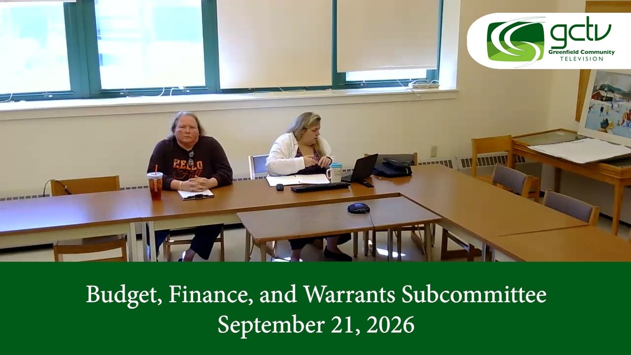 From the Finance Committee