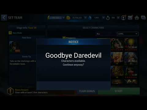 Marvel Future Fight | Shadowland Stage 30 - Don't you move, Daredevil!