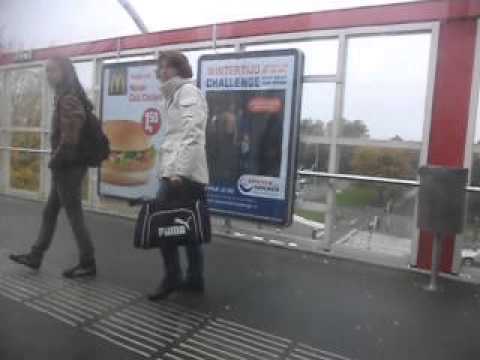 Metrorit van Spijkenisse De Akkers naar Spijkenisse Centrum (21 oktober 2012)