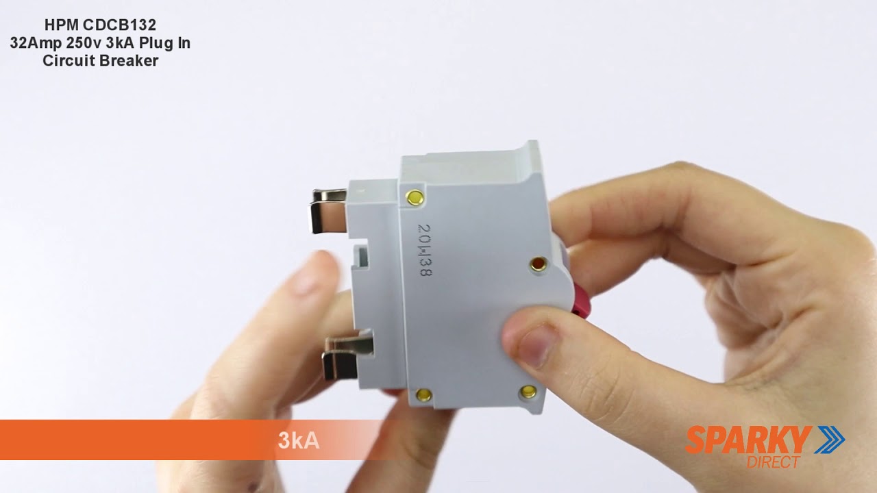 HPM CDCB132 | 32Amp 250v 3kA Plug In Circuit Breaker