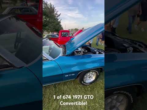 Rare 1971 GTO Convertible