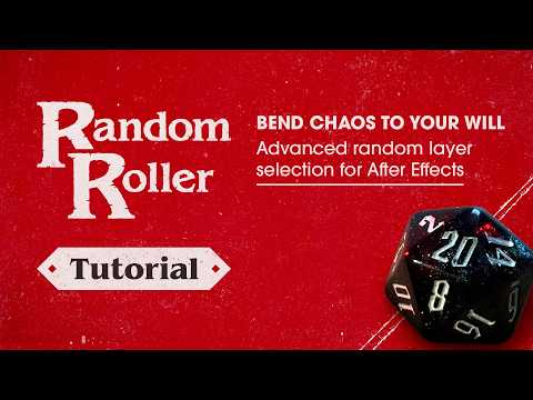 Random Roller For After Effects Tutorial