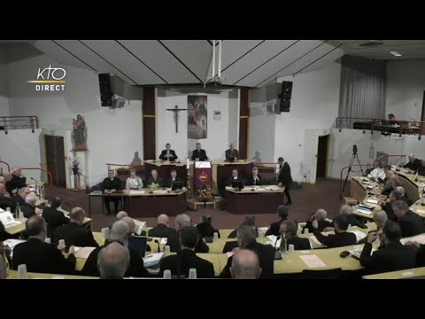 Séance d’ouverture de l’Assemblée plénière des évêques à Lourdes