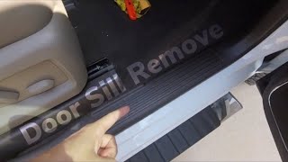 How To Remove 2018 GMC Sierra and Chevy Silverado Door Sills