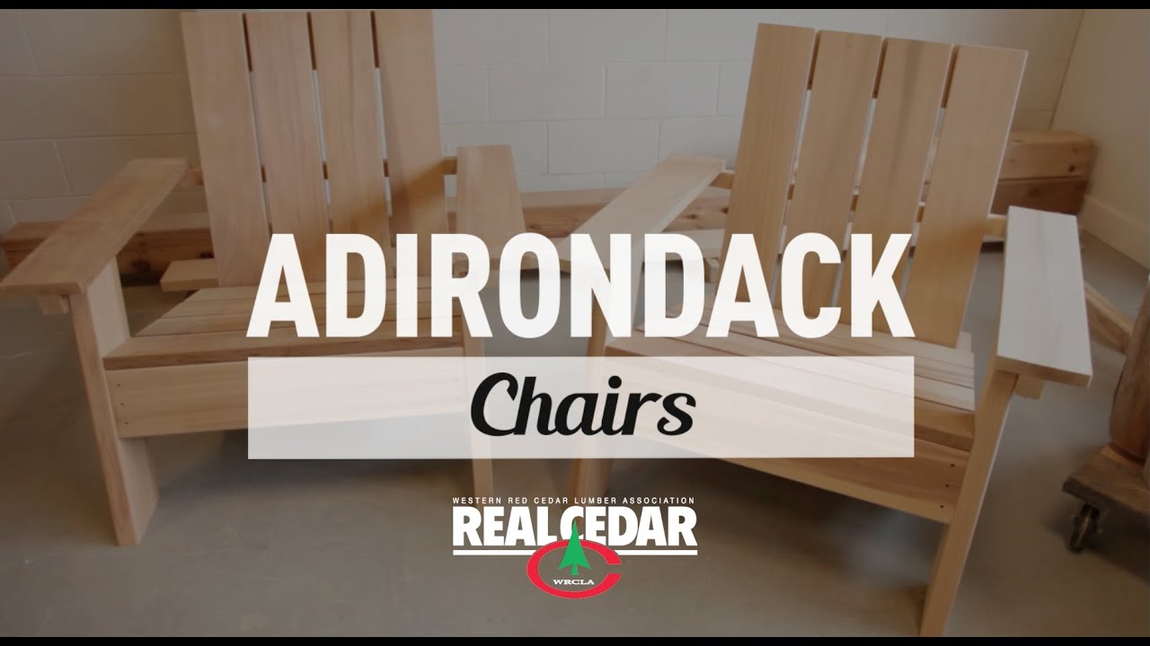 How to build : Adirondack Chair - RealCedar.com
