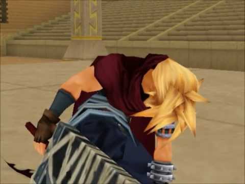 KH1 Cutscenes Part 60 - Cloud Defeated, Cerberus Appear (English)