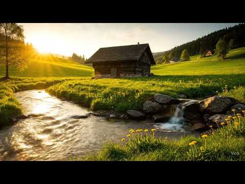 Snowy Brook in 4K HDR – Peaceful Winter River and Flowing Water Sounds for Deep Sleep and Relaxation