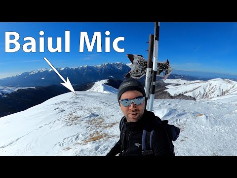 Muntii Baiului, iarna, din Azuga pana la Baiul Mic