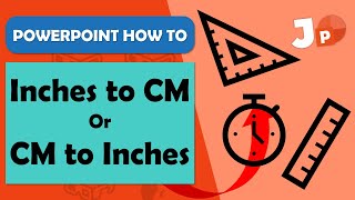 PowerPoint Change Measurement Units CM to Inches and Inches to CM | Tutorial