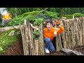 I Built A Survival Shelter In The Middle Of Nowhere
