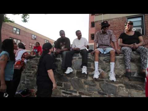 Rebel Diaz in Baltimore with the youth & Jahleigh on Rooftop Live