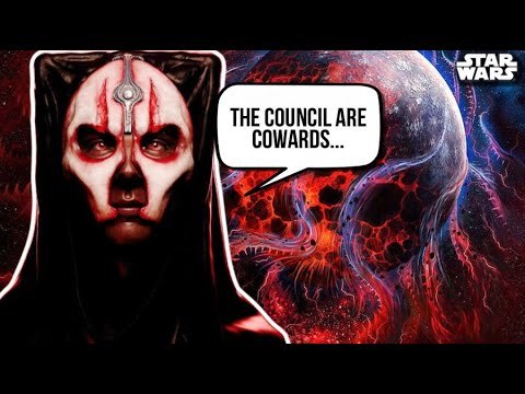 The ONLY Sith to Cause The Jedi Council To Go Into EXILE - Star Wars Explained