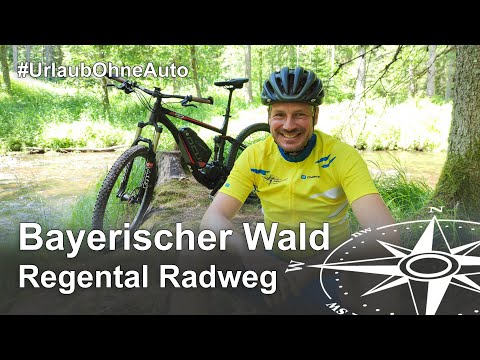 Regental Radweg: Zwiesel - Bayerisch Eisenstein im Arberland Bayerischer Wald und nach Tschechien