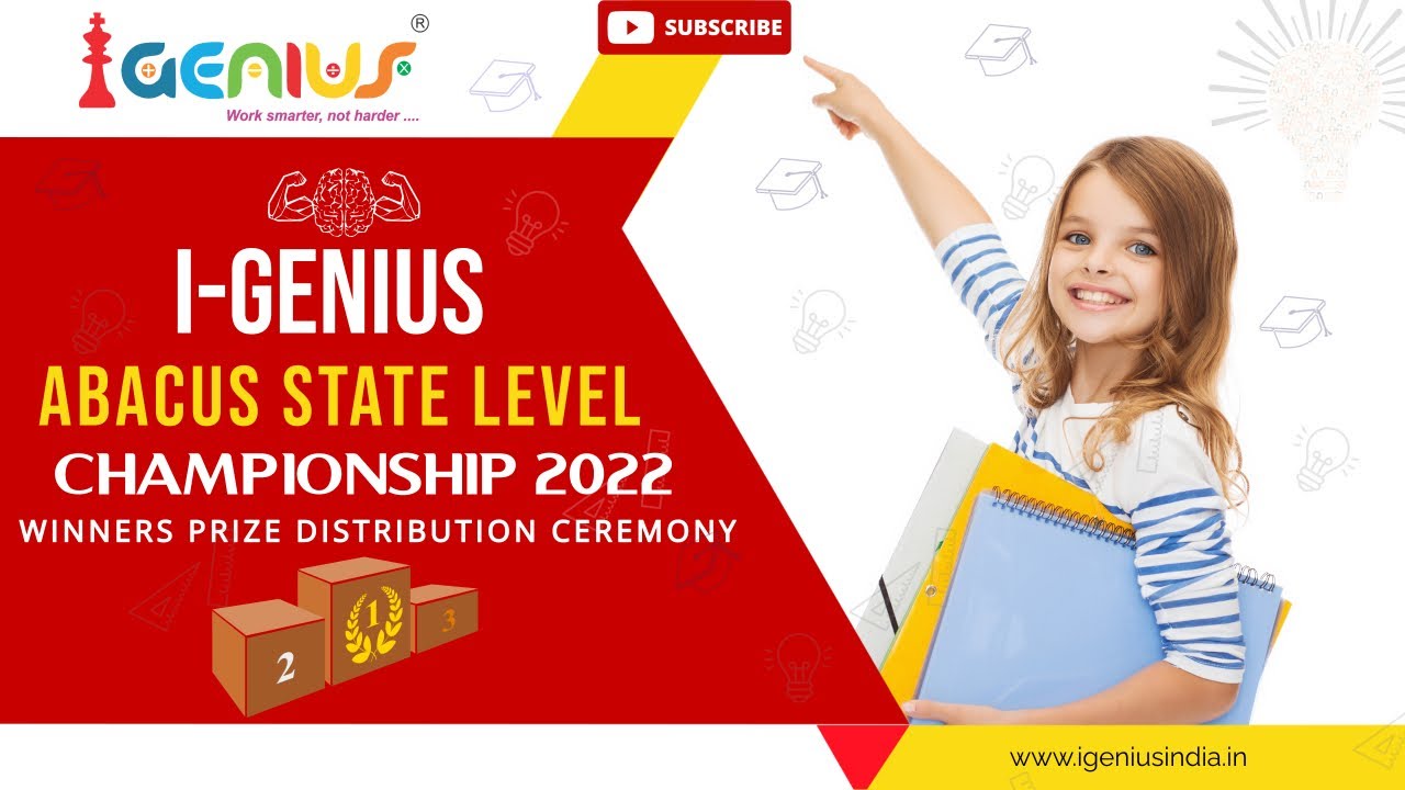 I-Genius Abacas 6th State Level Winners Award Fest 2022-23