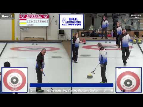 Evan van Amsterdam vs. Tyler Pfeiffer - Draw 1 - Curling Alberta Mixed Provincial Championship