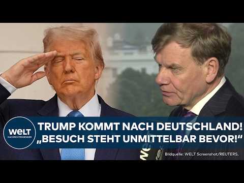 USA: Donald Trump besucht Deutschland! Wadephul kündigt Trump-Besuch an! "Steht unmittelbar bevor"
