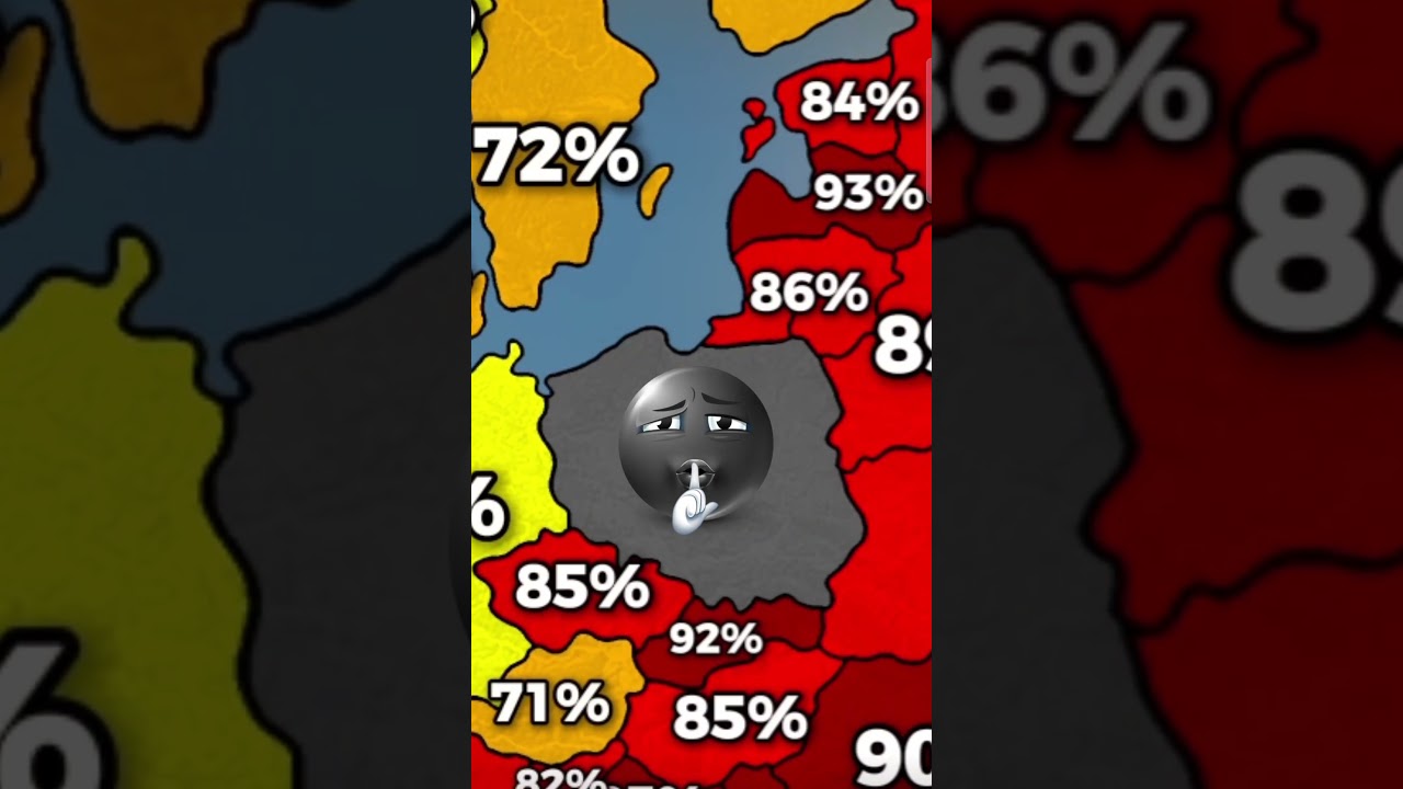 Percent Of People Who Hate Immigrants #europe #map #mapper #geography #maps #geographythroughmaps