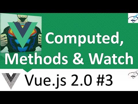 Vuejs 2 0 Beginner Series | Computed Watched Properties and Methods 3