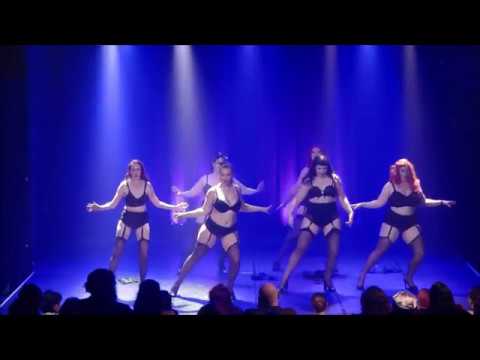 Intermediate Classic Burlesque students perform Teaserama Tribute  - The Bombshell Burlesque Academy