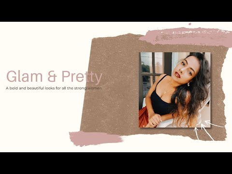 Glam and Pretty makeup look by Brenda Mendis just under 5 minutes x