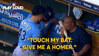 Zach McKinstry and Harold Ramírez keep their dugouts light on MIC'D UP! | Play Loud