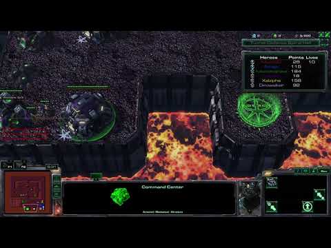 StarCraft II Arcade Turret Defense Spiral Hell