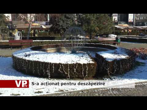 S-a acționat pentru deszăpezire