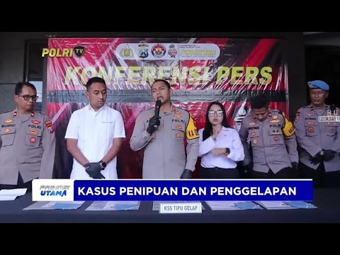 POLRES TULUNGAGUNG UNGKAP KASUS PENIPUAN DAN PENGGELAPAN