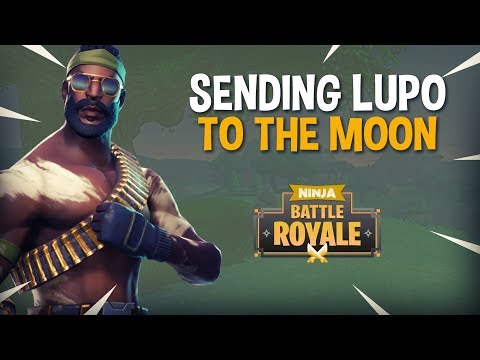 Sending Lupo To The Moon!! - Fortnite Battle Royale Gameplay - Ninja & Dr Lupo