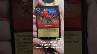 5 Day Countdown to Attack of the Vine. #packopenings #disneylorcana #wildsunknown #pinkponyclub