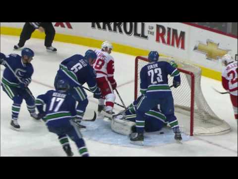 Canucks Vs Red Wings - Game Highlights - 03.20.10 - HD