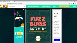 Fuzz Bugs Factory Hop • ABCya!