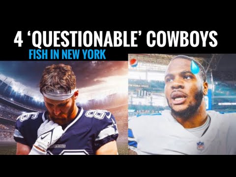 JUST IN: Micah & 4 ‘Questionable’ #dallascowboys - Fish in New York