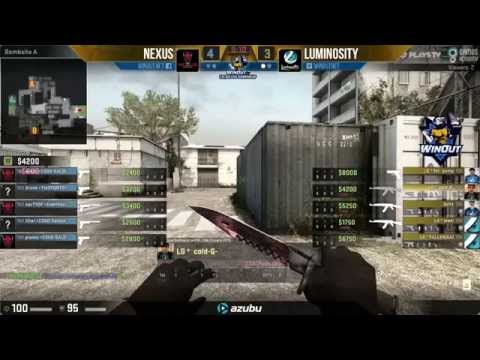 WinOut CS:GO Tournament - Luminosity vs. Nexus (Mapa 2 - Cache) - Narração PT-BR
