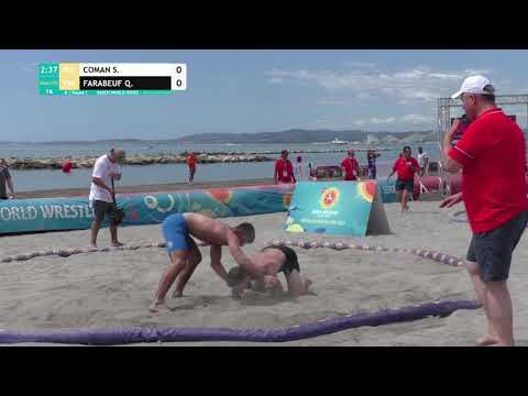 Round 1 Men's BW - 70 kg: S. COMAN (ROU) v. Q. FARABEUF (FRA)