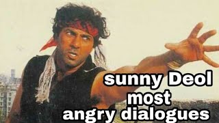 sunny deol most angry dialogues  for all time  s f