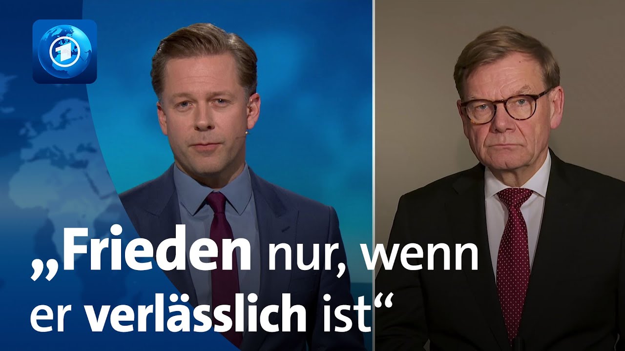Außenminister Wadephul zum Ultimatum von Trump an die Ukraine | tagesthemen-Interview