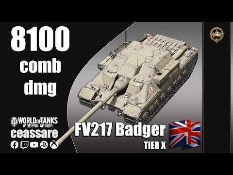 FV217 Badger / WoT Console / PS5 / Xbox Series X / 1080p60 HDR