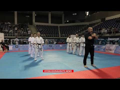 WKO EC 2021. Final Adults Mixed Team Kata: Lithuania (aka) - Ukraine