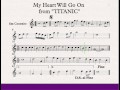 My Heart Will Go On - Titanic - Alto Saxophone 