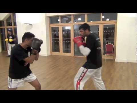 Beginners jab parry and counter/interception drills