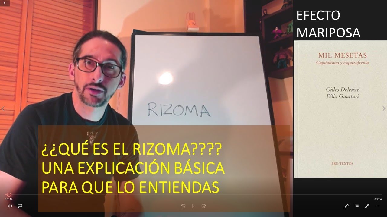 EL RIZOMA según Deleuze y Guattari!! ¿¿CÓMO ENTENDERLO?? (PARTE 1)