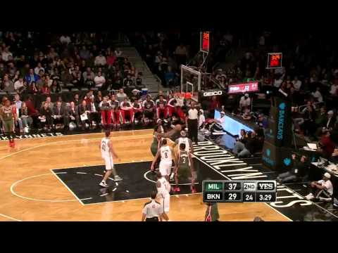 Brandon Jennings, Monta Ellis combined 50 points vs Brooklyn Nets full highlights 12/09/2012 HD