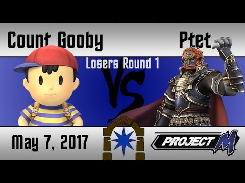 Project M @ DVG #6 - Count Gooby (Ness) vs Ptet (Ganondorf) - Losers Round 1