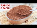 Flan de Chocolate com Leite Condensado: Uma Sobremesa Rápida e Deliciosa