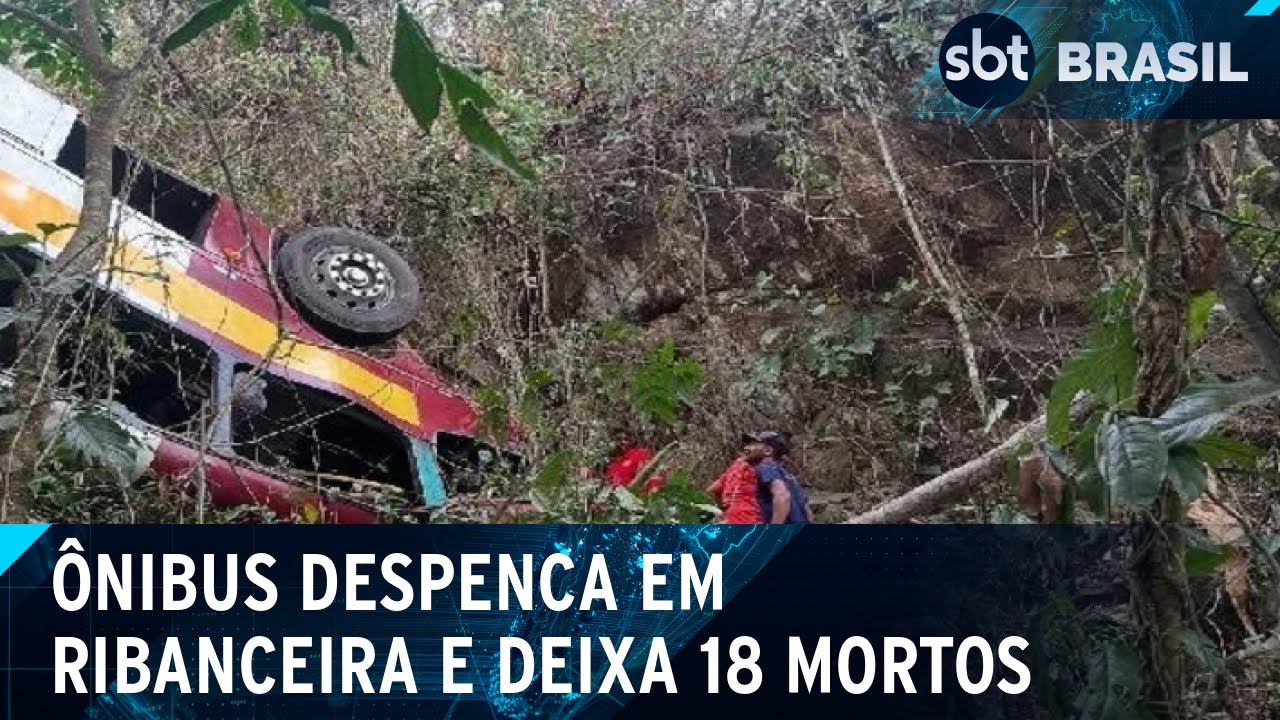 Número de mortos em acidente na Serra da Barriga (AL) sobe para 18 | SBT Brasil (25/11/24)