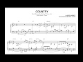 Keith Jarrett - Country (Solo Piano) - Transcription