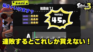 初めての連敗は精神的にくるけどすぐ忘れる【スプラトゥーン3】
