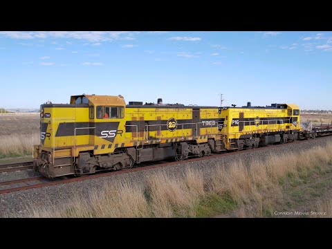 Southern Shorthaul Railroad (SSR) Broad Gauge Rail Train (15/5/2023) - PoathTV Australian Railways